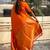 Orange woven design zari kanjeevaram saree