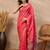 Pink woven design zari silk cotton designer banarasi saree