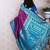 Purple ethnic motifs zari silk blend banarasi saree