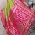 Green ethnic motifs zari silk blend banarasi saree
