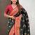 Green woven design zari silk blend banarasi saree