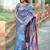 Grey woven design zari kanjeevaram saree