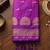 violet pink soft silk blend saree for women traditional festive saree