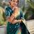 Green woven design zari kanjeevaram saree