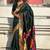 Green floral zari kanjeevaram saree