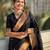 Black woven design zari kanjeevaram saree