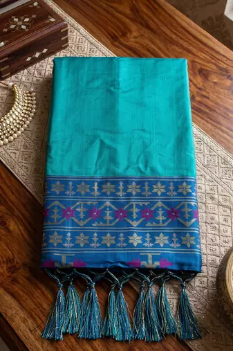 sky blue soft banarasi saree for women festive party traditional wedding ethnic wear