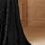 Black embellished sequinned  georgette heavy work saree