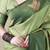Green woven design zari silk blend banarasi saree