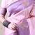 Pink woven design zari silk blend banarasi saree