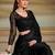 Black embellished sequinned poly chiffon heavy work saree