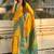 Yellow woven design zari patola saree
