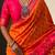 Orange woven design zari kanjeevaram saree