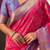 Pink woven design zari kanjeevaram saree