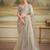 Gold embellished embroidered  georgette designer saree