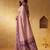 rose pink silk blend blend saree | purple zari border ethnic party wear for women