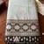 grey silk blend blend saree with black border | formal party & wedding ethnic wear