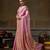 rose pink banarasi silk blend saree for women | festive, party & wedding ethnic wear