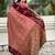 Coral woven design zari silk blend banarasi saree