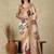 Beige ethnic motifs woven design silk cotton kasavu saree