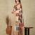 Beige ethnic motifs woven design silk cotton kasavu saree