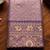 mauve brasso saree deep purple blouse wedding party ethnic wear saree