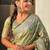 Green woven design zari satin banarasi saree