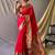 Red woven design zari paithani saree