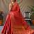 Red woven design zari patola saree