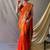 Orange woven design zari paithani saree