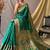 Green woven design zari paithani saree