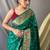 Green woven design zari paithani saree