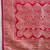 Red woven design zari satin banarasi saree