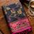 black & rani pink pochampally soft saree for women | festive party traditional wear