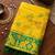 yellow & green pochampally soft saree for women | festive haldi traditional wear