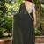 Black mirror work border saree with unstitched blouse piece