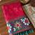 rani pink & teal blue pochampally soft saree for women | festive wedding party wear