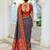 grey & maroon pochampally soft saree for women | festive wedding traditional party wear