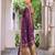 purple banarasi silk blend saree for women | festive & wedding traditional party ethnic wear