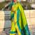 Green woven design zari silk blend paithani saree