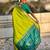 Green woven design zari silk blend paithani saree