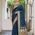 navy blue banarasi silk blend saree for women | festive & wedding traditional party ethnic wear