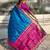 Blue woven design zari silk blend paithani saree