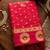 red banarasi silk blend saree for women | festive & wedding traditional party ethnic wear