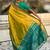 Olive woven design zari paithani saree
