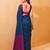 teal blue cotton blend saree for women | festive traditional & party wear ethnic saree