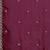 Purple embellished zari satin saree with blouse