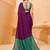 purple cotton blend saree for women | festive traditional & party wear ethnic saree
