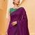 purple cotton blend saree for women | festive traditional & party wear ethnic saree