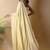 Yellow silk blend saree
